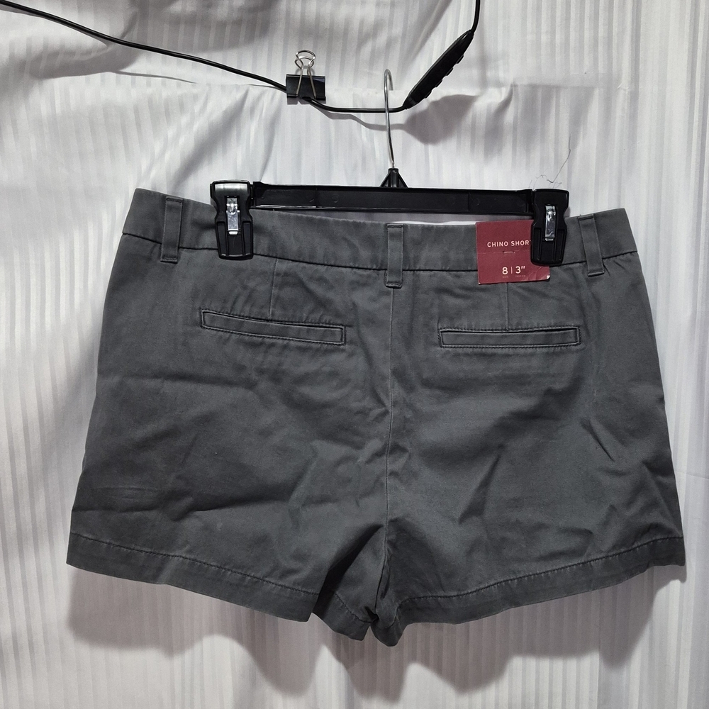 Merona Merona Size 8 Women's Gray Shorts - Picture 6 of 8